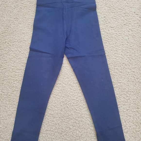 Mini Boden Navy Leggings with Embroidered Cat Faces Kids 4-5 - Picture 4 of 5